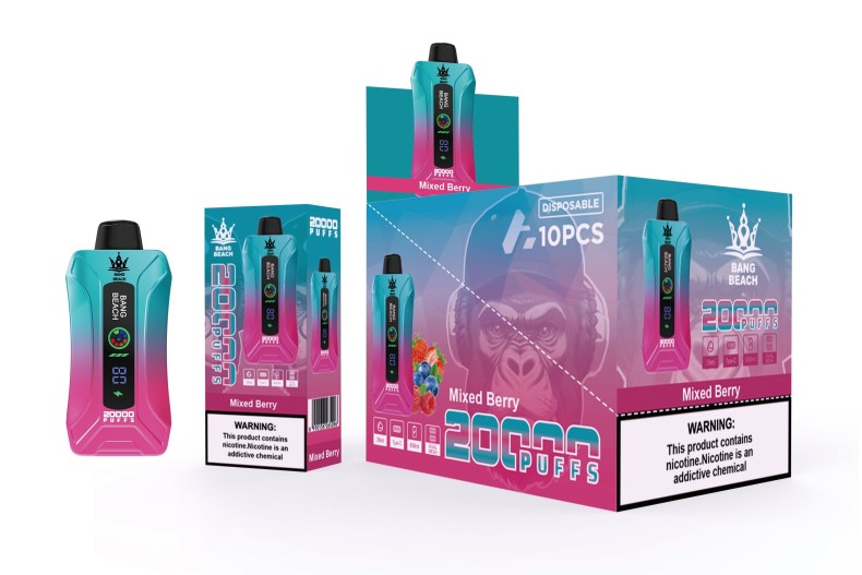 Vape Bang Box - Bang Beach 20000 Puffs Smart Screen Vape Mixed Berry NV2H6V5