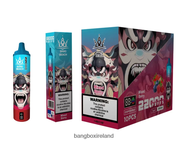 Bang Box Ireland - Bang Beach 22000 Puffs Smart Screen Mixed Berry NV2H6V21