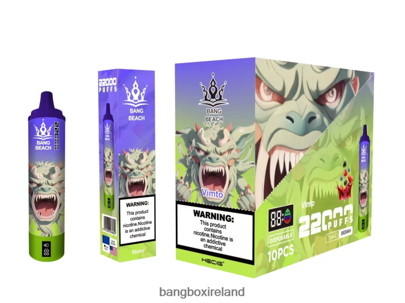 Bang Box Vape Price - Bang Beach 22000 Puffs Smart Screen Vimto NV2H6V18