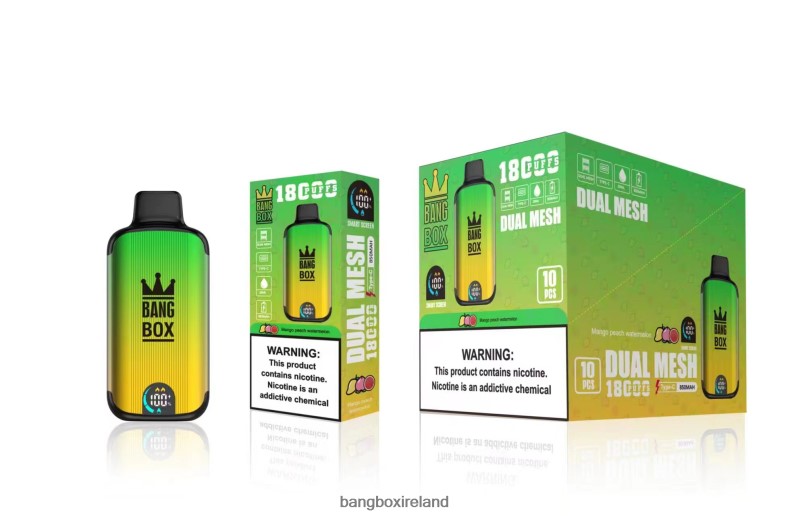 Bang Box Vape Review - Bang Box 18000 puffs Mango Peach Watermelon NV2H6V89