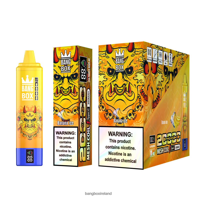 Bang Box Vape - Bang Box 20000 Puffs Smart Screen Banana Ice NV2H6V57