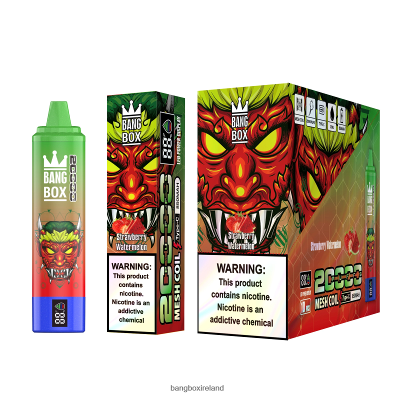 Bang Box Vape - Bang Box 20000 Puffs Smart Screen Strawberry Watermelon NV2H6V52
