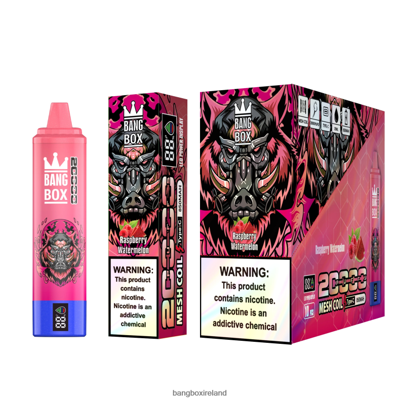 Bang Box Vape Price - Bang Box 20000 Puffs Smart Screen Raspberry Watermelon NV2H6V53