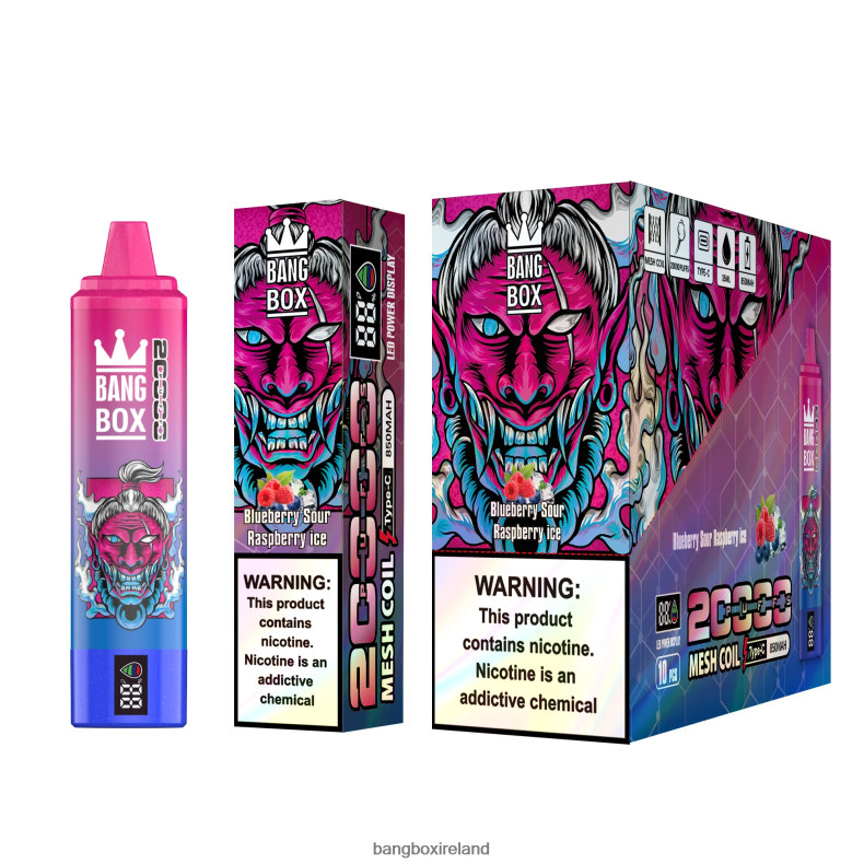 Vape Bang Box - Bang Box 20000 Puffs Smart Screen Blueberry Sour Raspberry Ice NV2H6V55