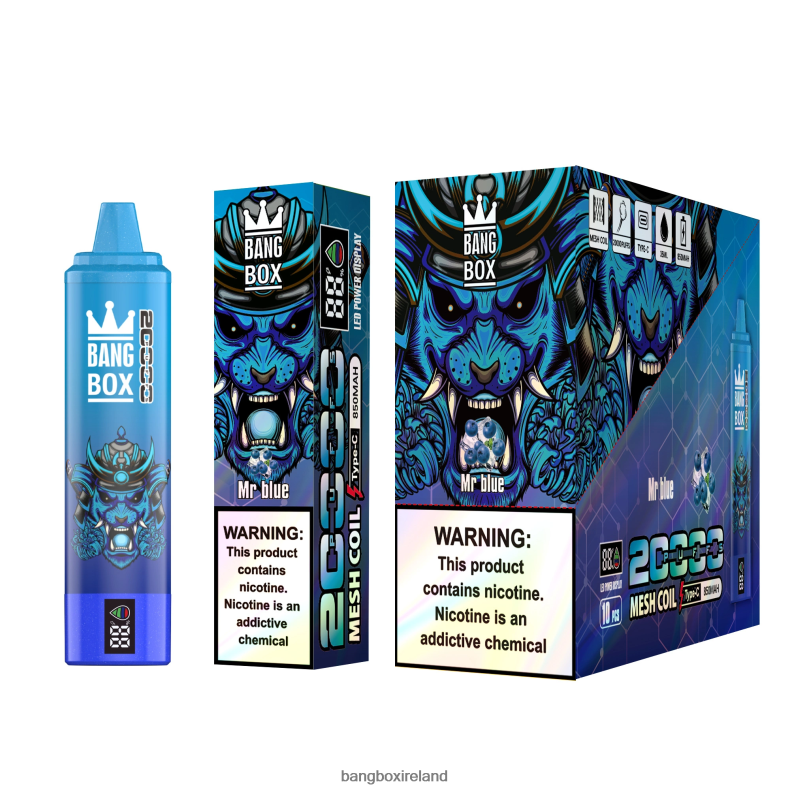 Vape Bang Box - Bang Box 20000 Puffs Smart Screen Mr Blue NV2H6V60