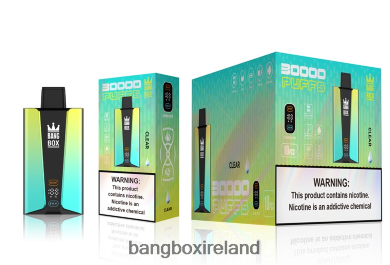 Bang Box Ireland - Bang Box 30000 Puffs Smart Screen Clear NV2H6V76