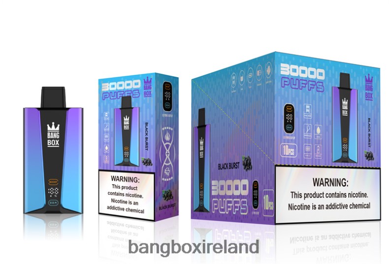 Bang Box Vape - Bang Box 30000 Puffs Smart Screen Black Burst NV2H6V77