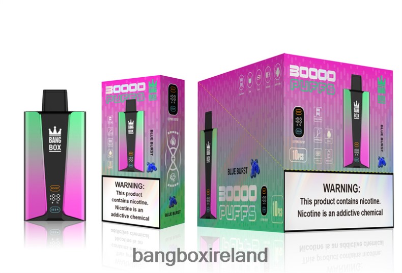Bang Box Vape - Bang Box 30000 Puffs Smart Screen Blue Burst NV2H6V82
