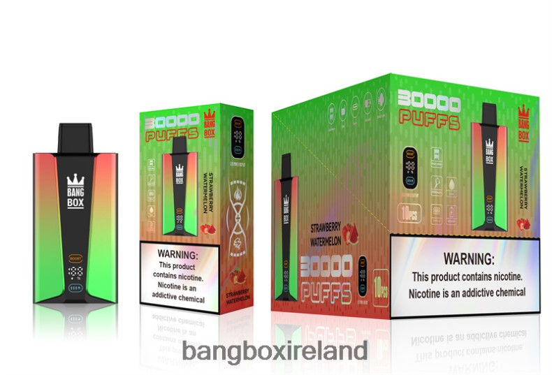 Vape Bang Box - Bang Box 30000 Puffs Smart Screen Strawberry Watermelon NV2H6V75