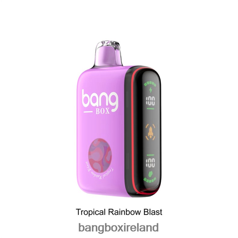 Bang Box Ireland - Bang Box 9000-18000 Puffs Intelligent Power Display Tropical Rainbow Blast NV2H6V36