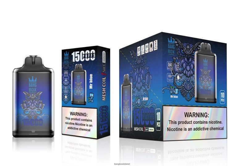 Bang Box Vape Review - Bang Box S1-15000 Puffs Mr Blue NV2H6V109
